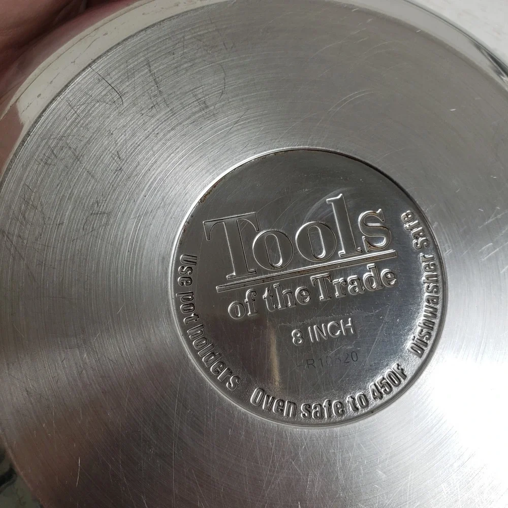 3 Piece Tools of the Trade Stainless Steel‎ Cookware Set Pan Saucepan No Lids